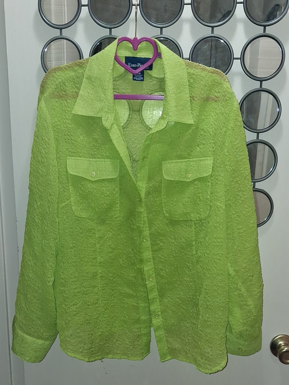 EVAN PICONE LIME Blouse